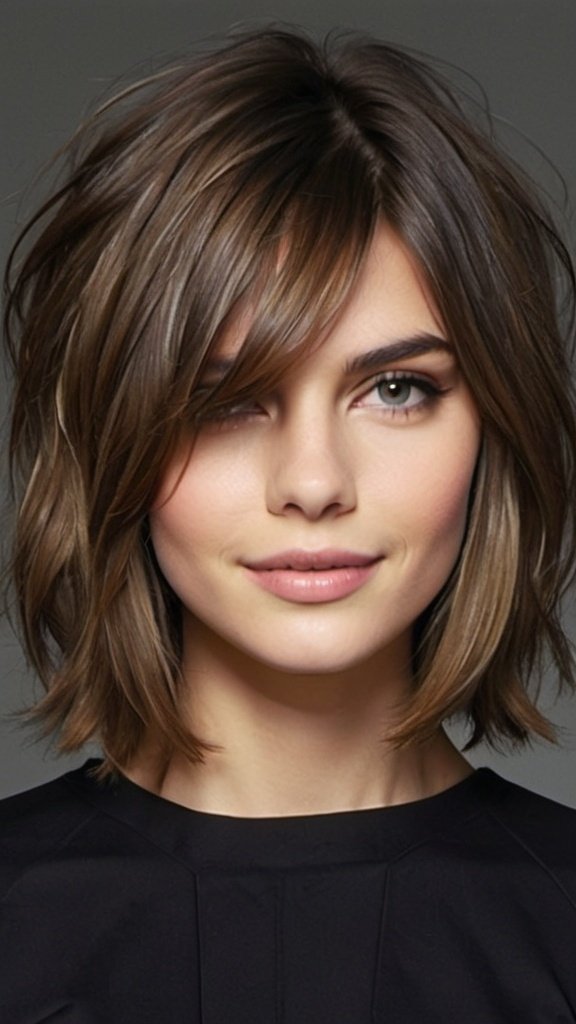 Medium Length Haircuts for Thick Hair