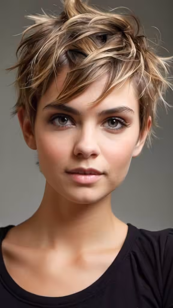 Tousled Pixie Short Layered Hairstyles
