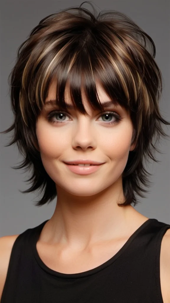 Transition Shag Medium Shag Haircut