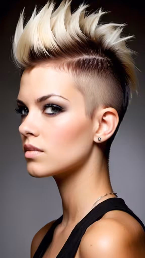 Undercut With Mohawk - 25 Very Short Hairstyles for Women : Find Your Perfect Short