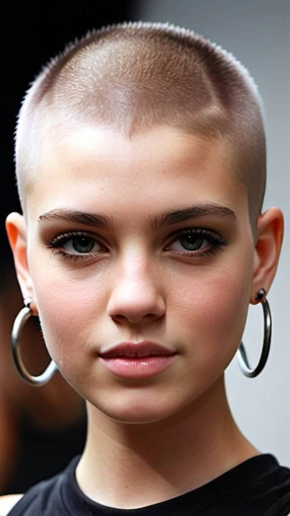 Undercut Buzz Cuts for Girls
