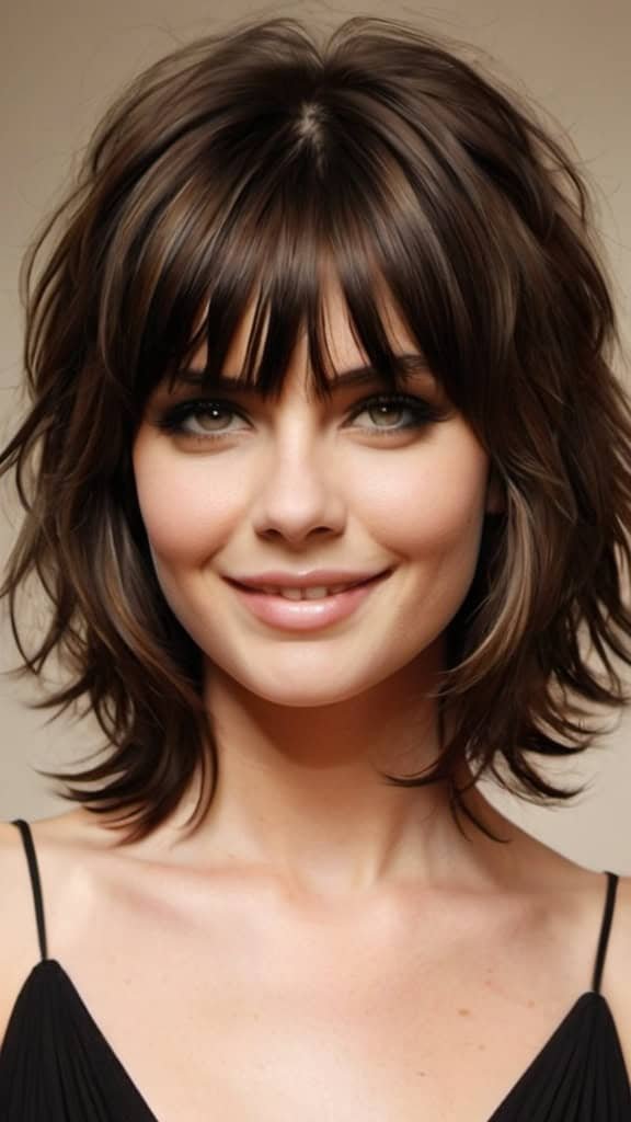 Medium Length Haircuts for Thick Hair