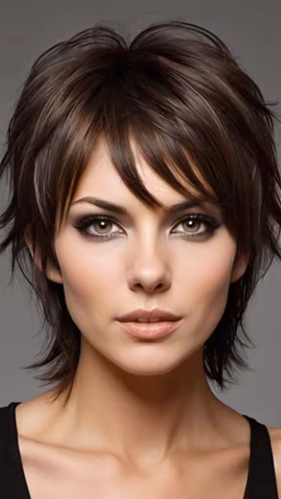 Wispy Wolf Cut Daring Medium-Length Wolf Cut