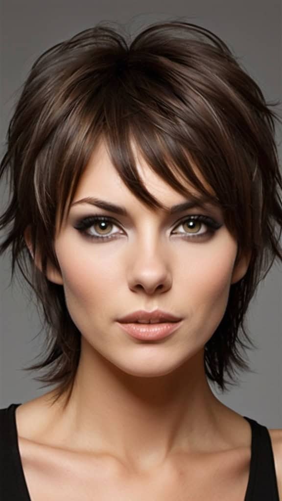 Wispy Wolf Cut Daring Medium-Length Wolf Cut