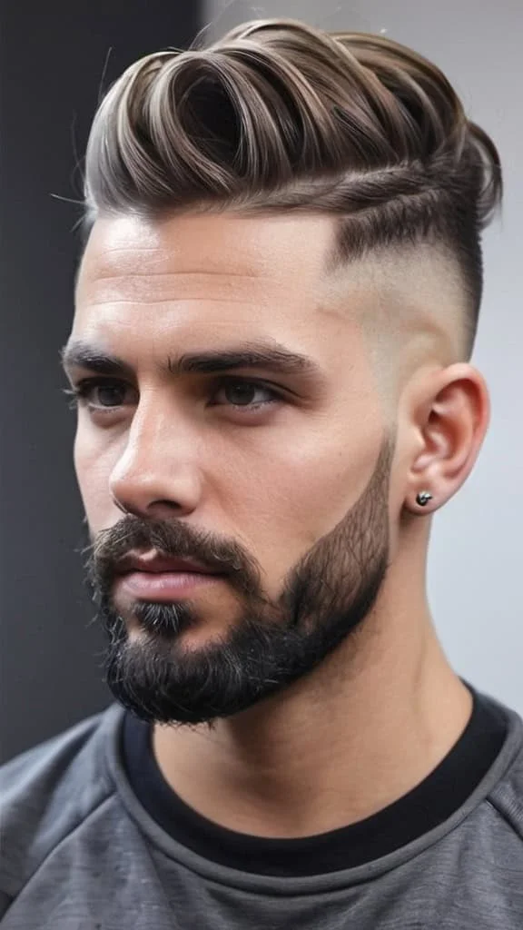 Drop Fade Medium Hairstyles for Men