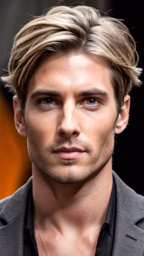 Elongated Layers Medium Hairstyles for Men