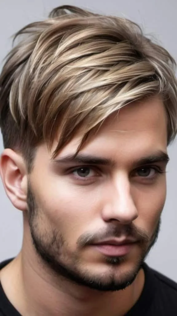 Feathered Haircut Medium Hairstyles for Men