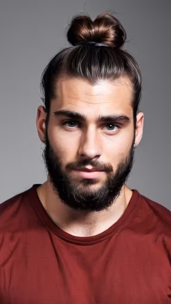 Man Bun Medium Hairstyles for Men