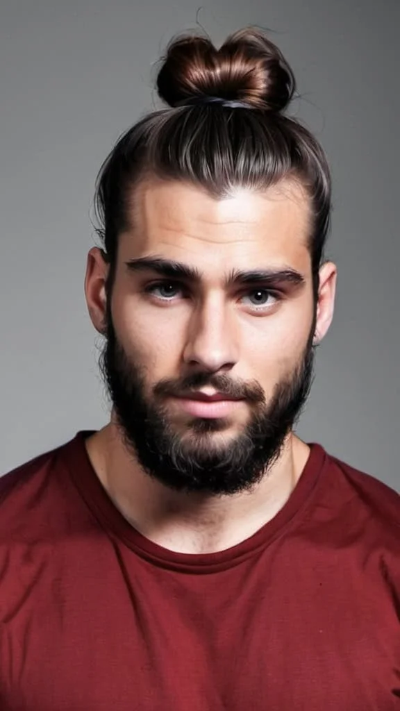 Man Bun Medium Hairstyles for Men