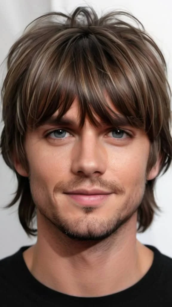 Shag Haircut Medium Hairstyles for Men