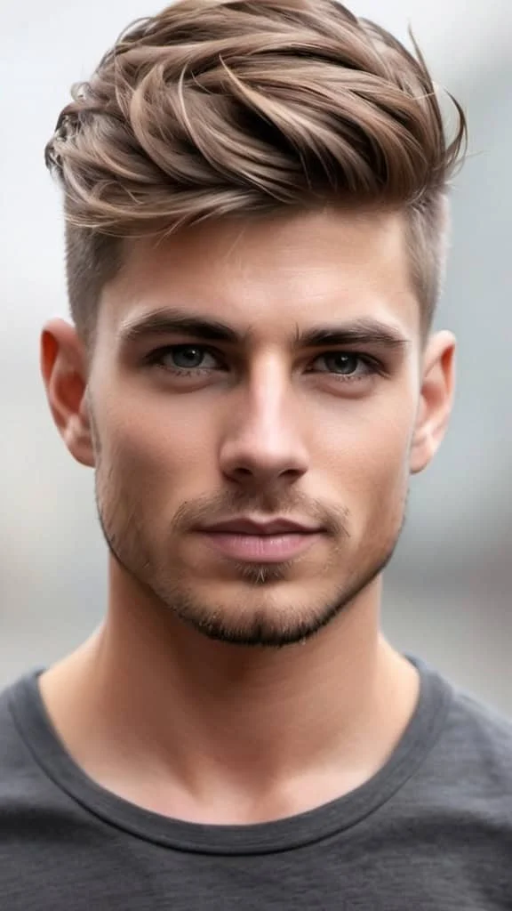 Short Sides Long Top Medium Hairstyles for Men