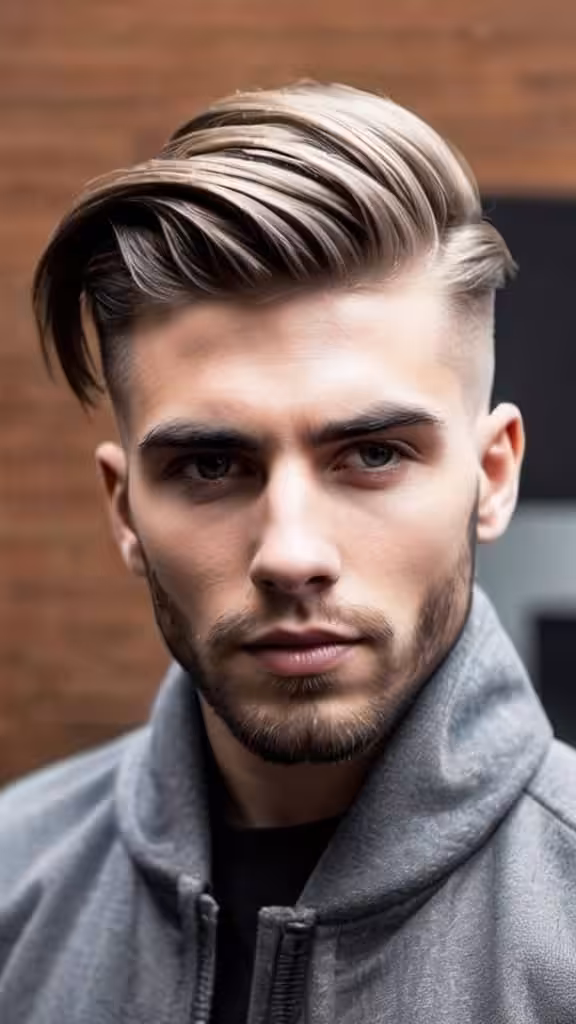 Side Part Undercut Medium Hairstyles for Men