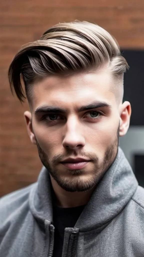 Side Part Undercut Medium Hairstyles for Men