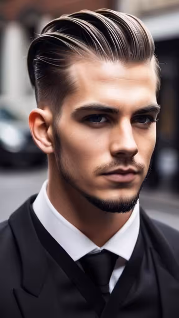The Slicked Back Undercut Medium Hairstyles for Men