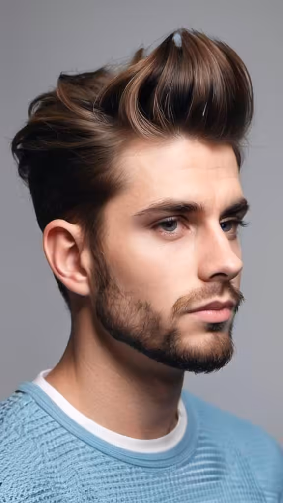 The Textured Quiff Medium Hairstyles for Men