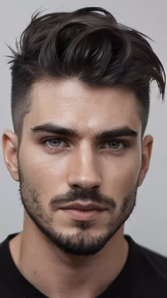 Wolf Cut Medium Hairstyles for Men