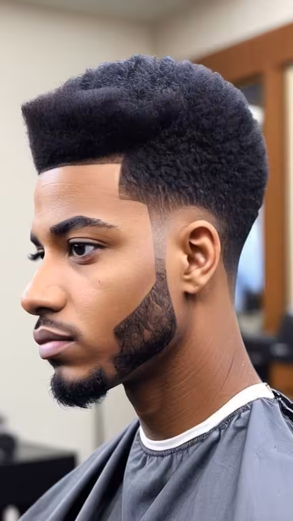Blowout Afro Taper Fade Low Taper Fade
