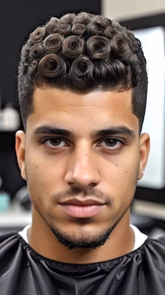 Blowout Taper Fade Curly Hair Low Taper Fade
