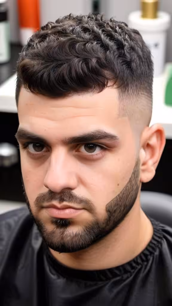 Broccoli Style with Low Taper Fade