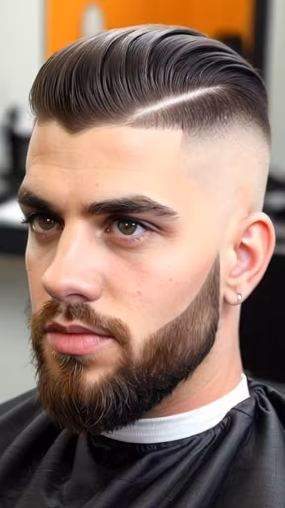 Fade with Buzzed Sides - Taper Fade Haircut For Men – Best Haircut for Men