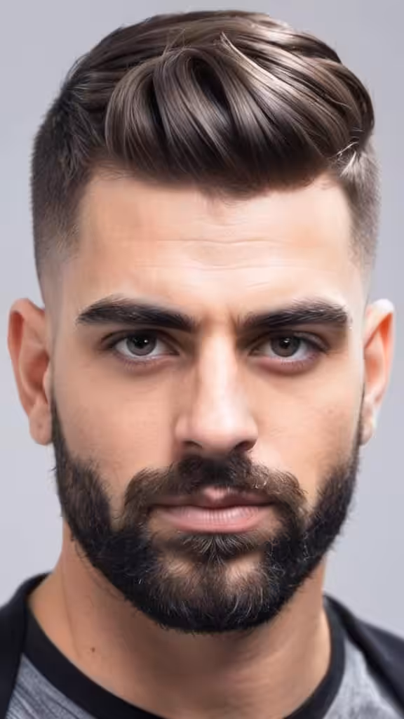 Low Fade with Layered Cut Low Taper Fade