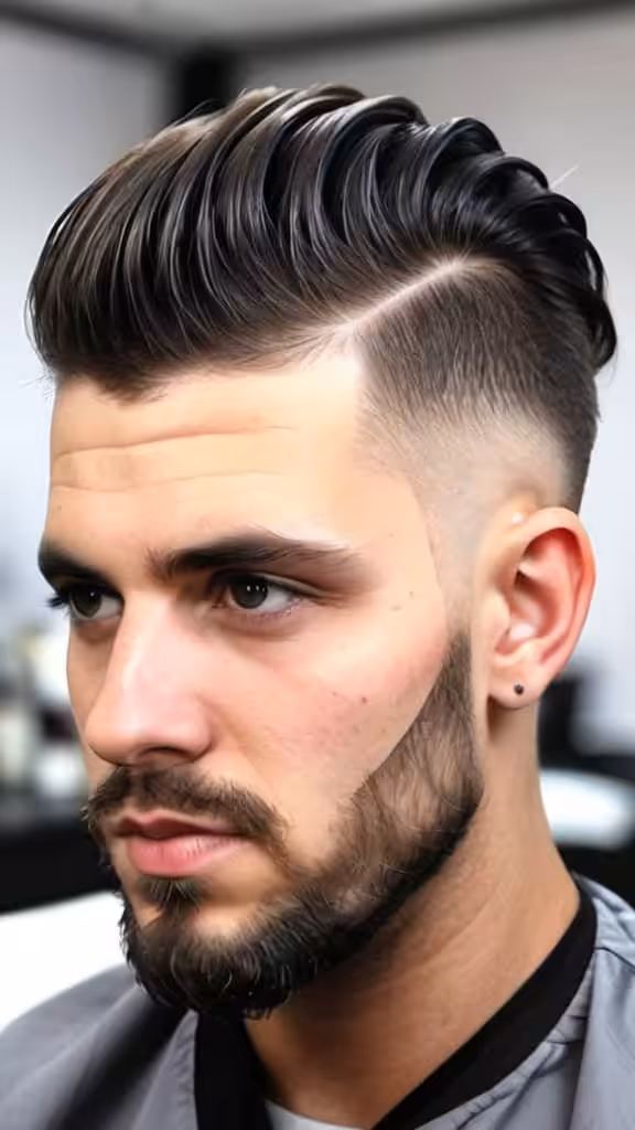 Low Fade with Mohawk Low Taper Fade
