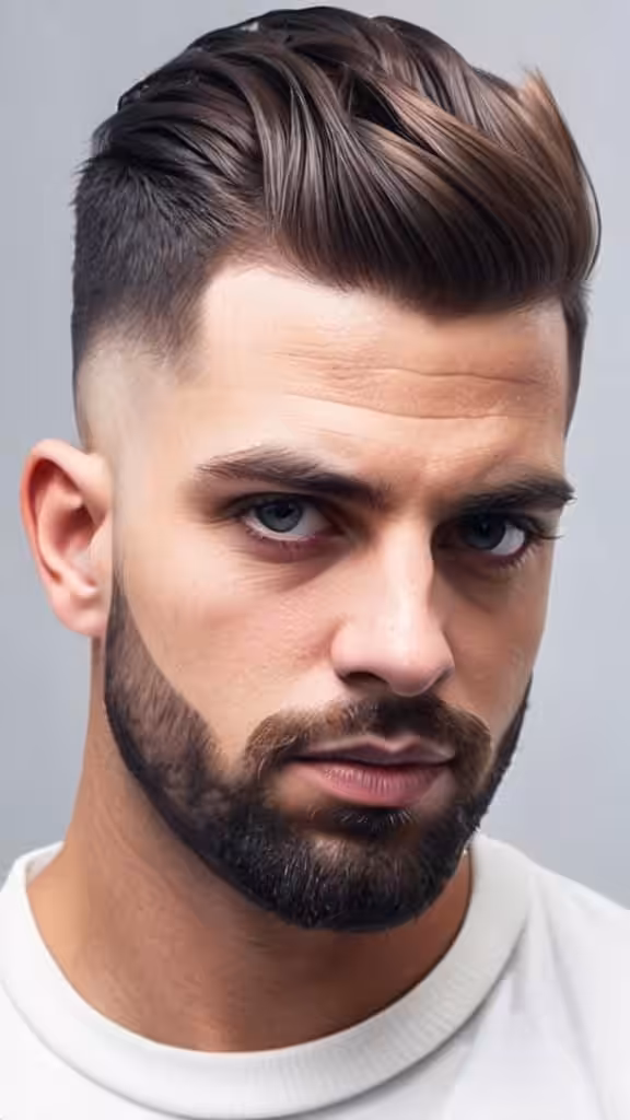 Mid Drop Fade Mid Taper Fade