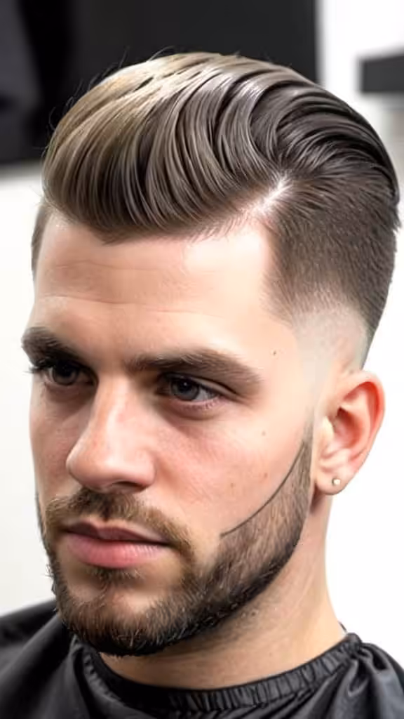 Mid Temp Fade Mid Taper Fade