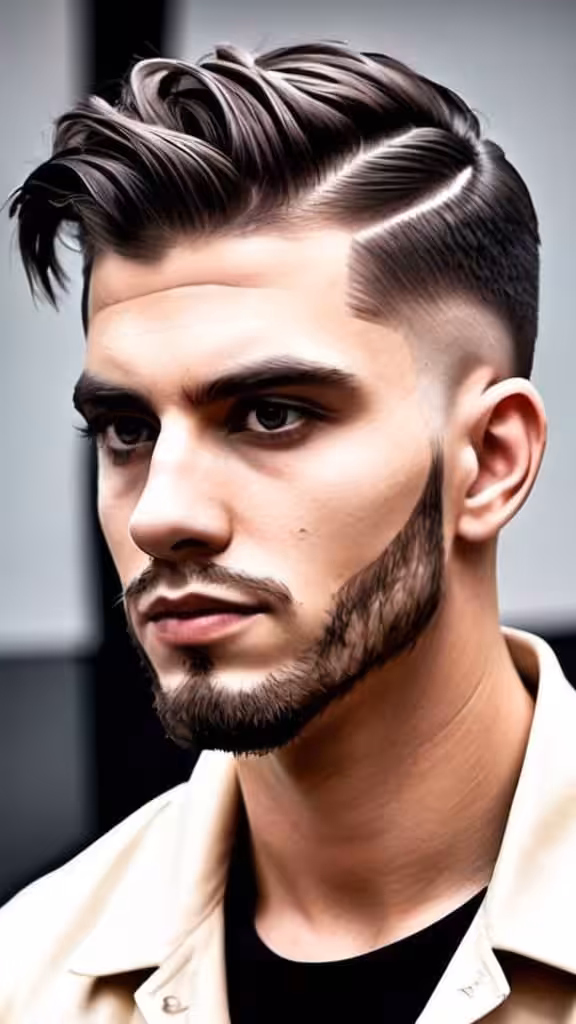 Side Swept Taper Fade High Taper Fade