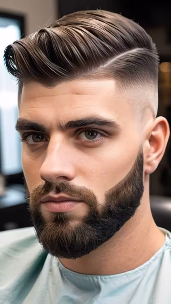 Textured Short Top Taper Fade Mid Taper Fade