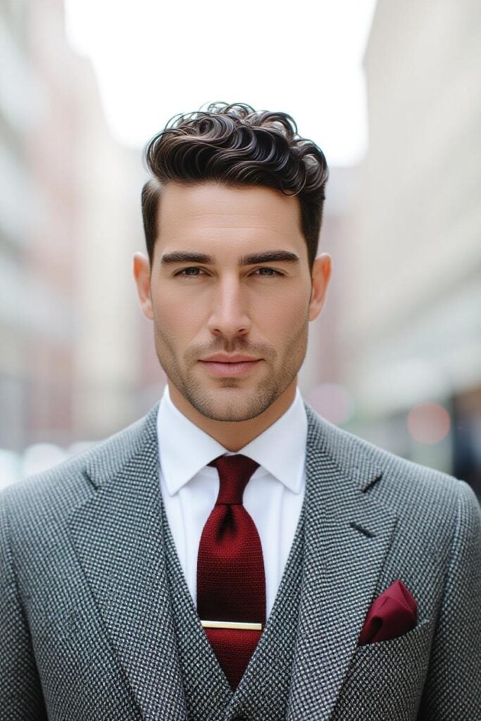 Mid Taper Fade: 35 Unique Styles for Men in 2025 Mid taper fade curly peak, curly high peak hairstyle, striking height.