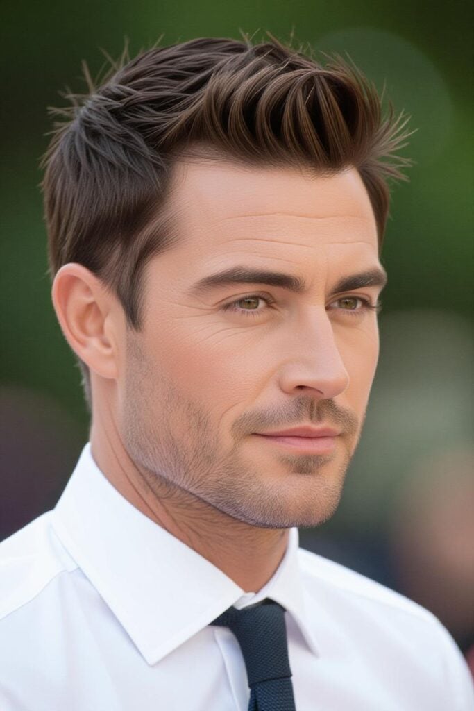 Mid Taper Fade: 35 Unique Styles for Men in 2025 Mid taper fade temple accent, temple-focused fade hairstyle, subtle look