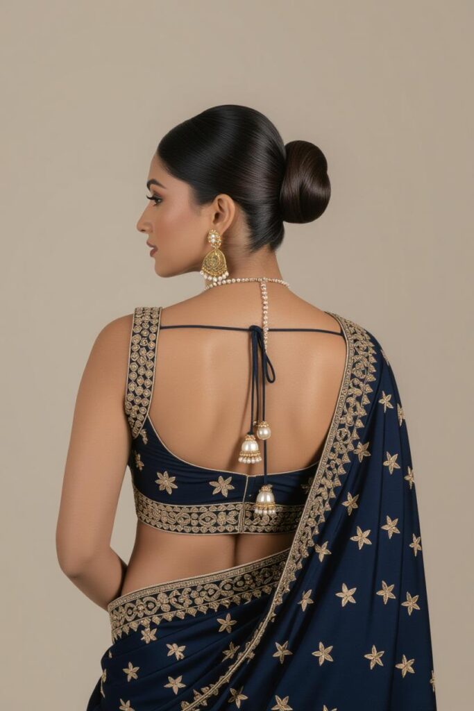 Bridal Hairstyles for Indian Weddings in 2025: Perfect Hair Styles on Lehenga, Saree & Gown Sleek Top Knot Juda