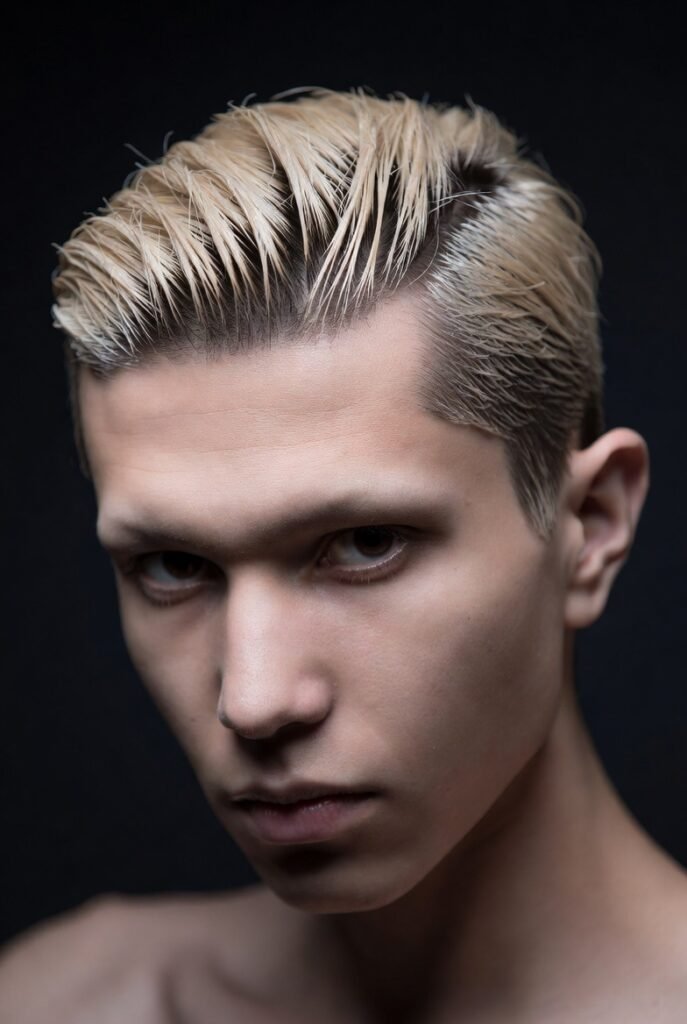 Blonde:Colored Slick Back