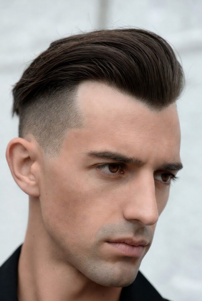 Disconnected Undercut Slick Back