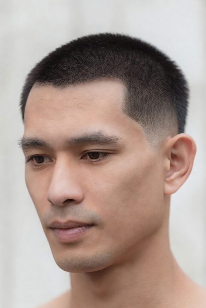 Matte finish buzz for men – product-free natural 2025 modern vibe