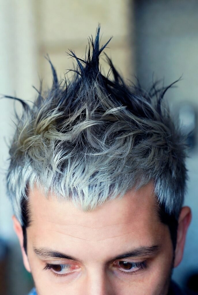 Spiked crew cut for men 2025 – #4 peaked top, rectangular rebel jut.