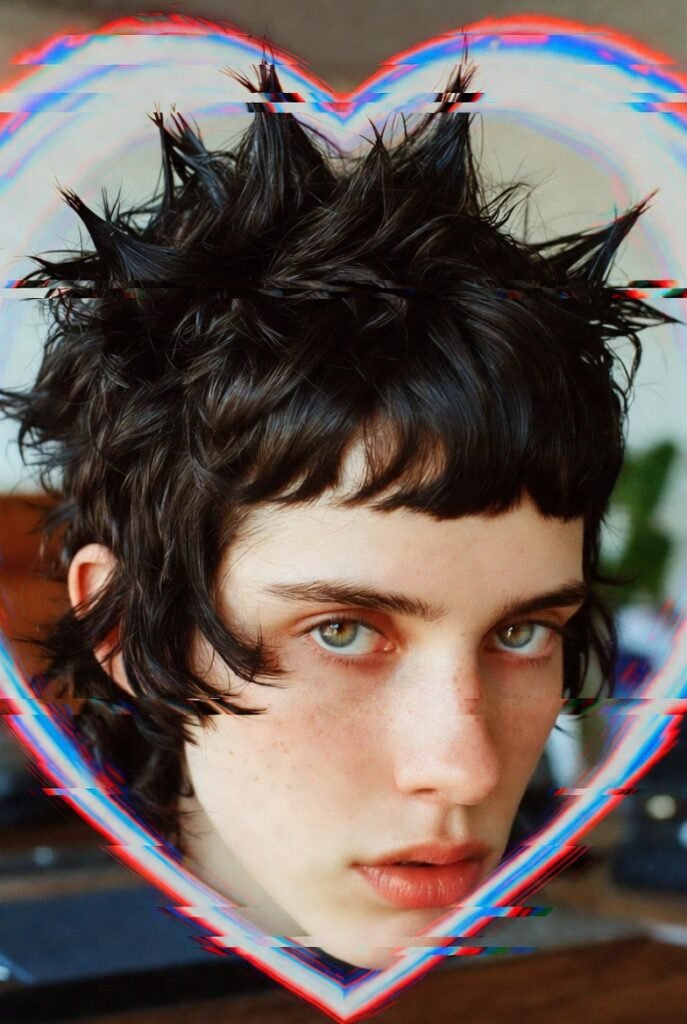 Spiky Textured Crop Undercut