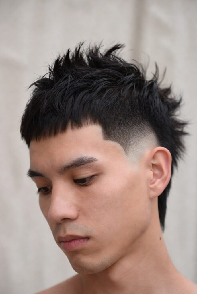 Textured Mohawk Undercut
