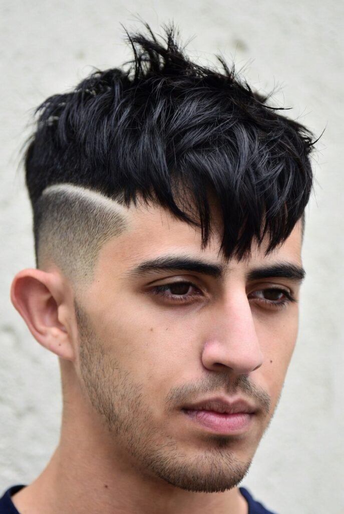 Textured Side Part Undercut