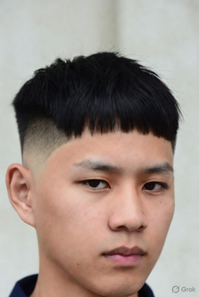 Bald Fade French Crop