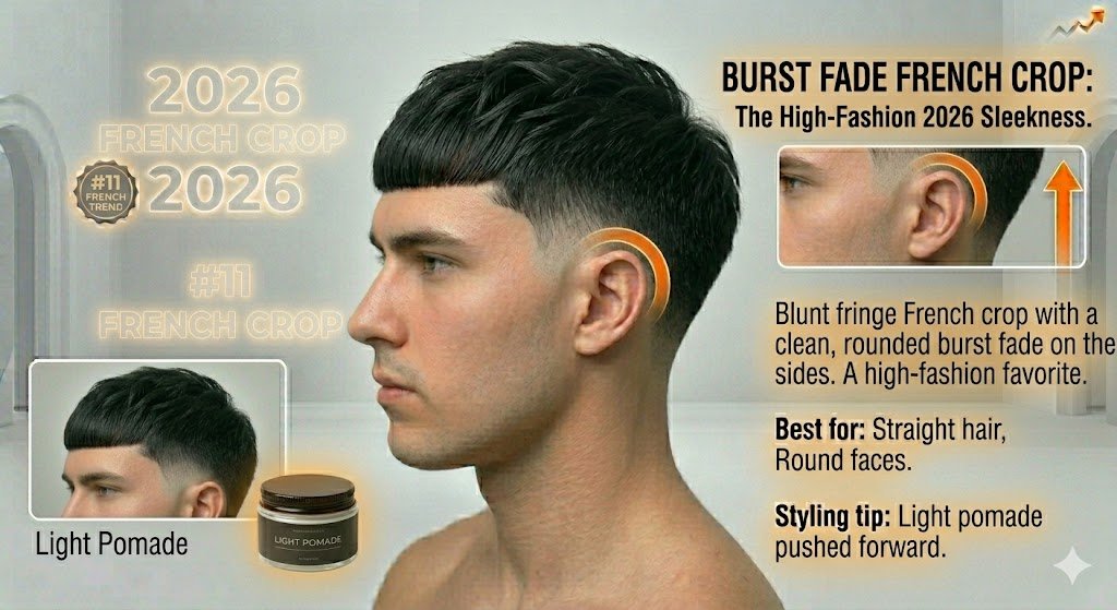 Burst Fade French Crop