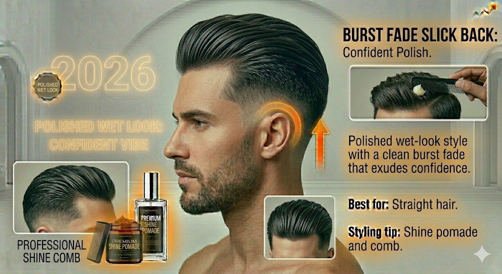 Burst Fade Slick Back