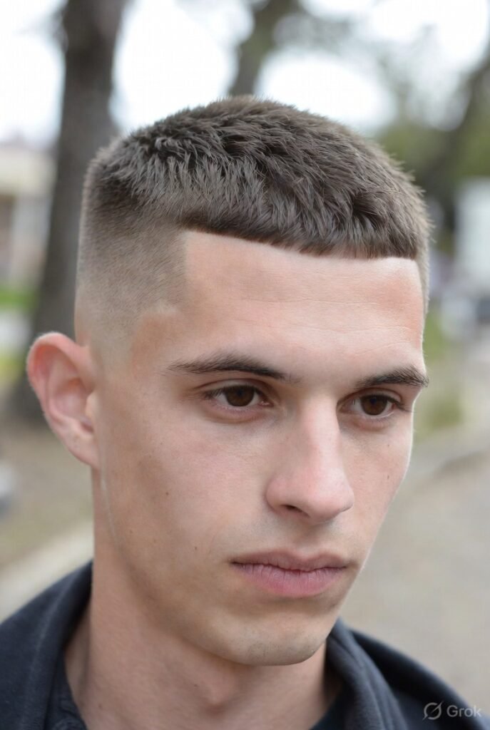 Drop Fade Buzz Cut
