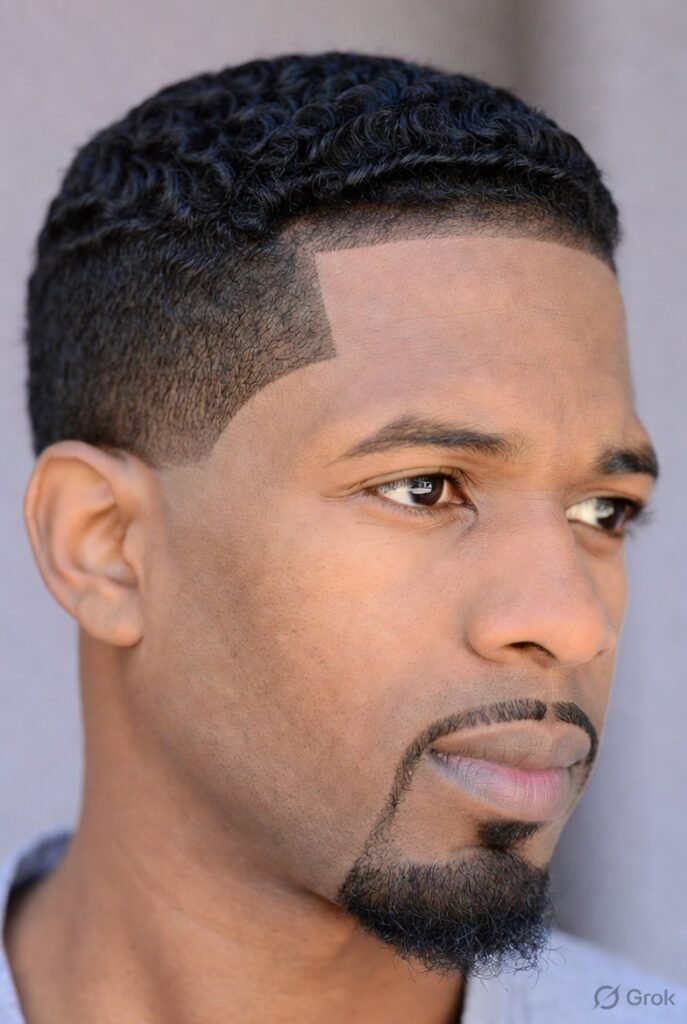 Drop Fade with Goatee