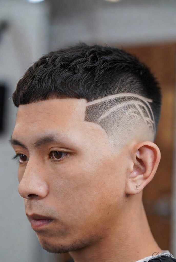 Drop Fade with Hair Design