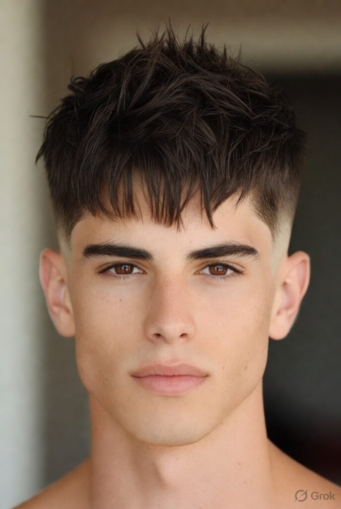 Drop Fade with Thick Hair