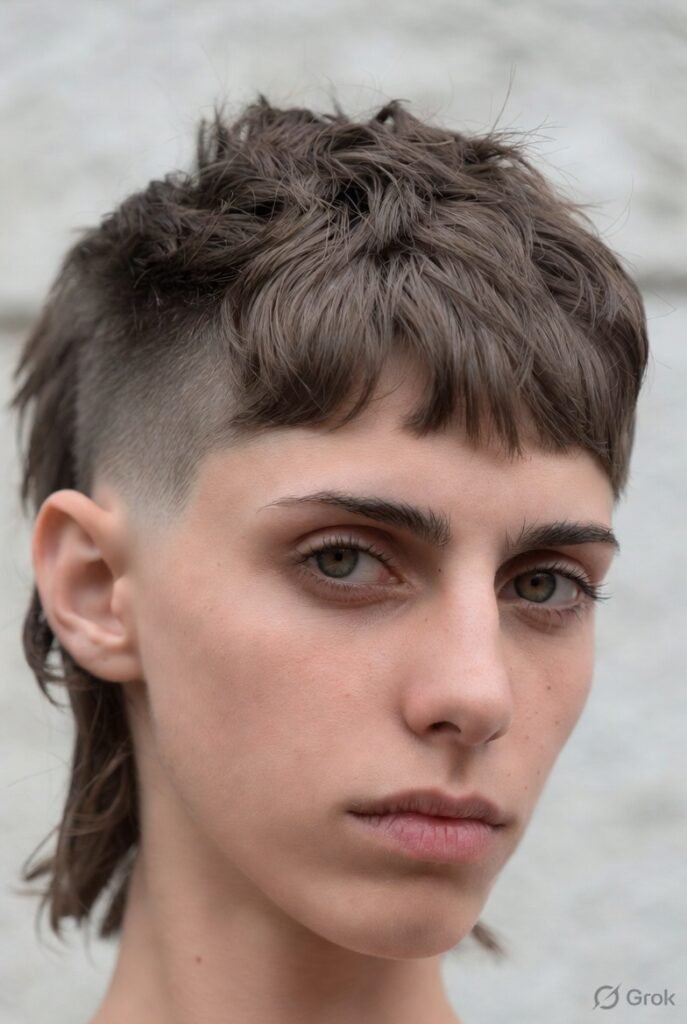 Skin Fade Modern Mullet