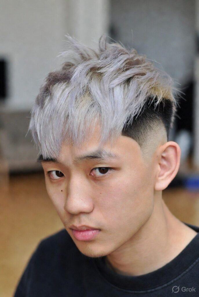 Skin Fade with Bleached