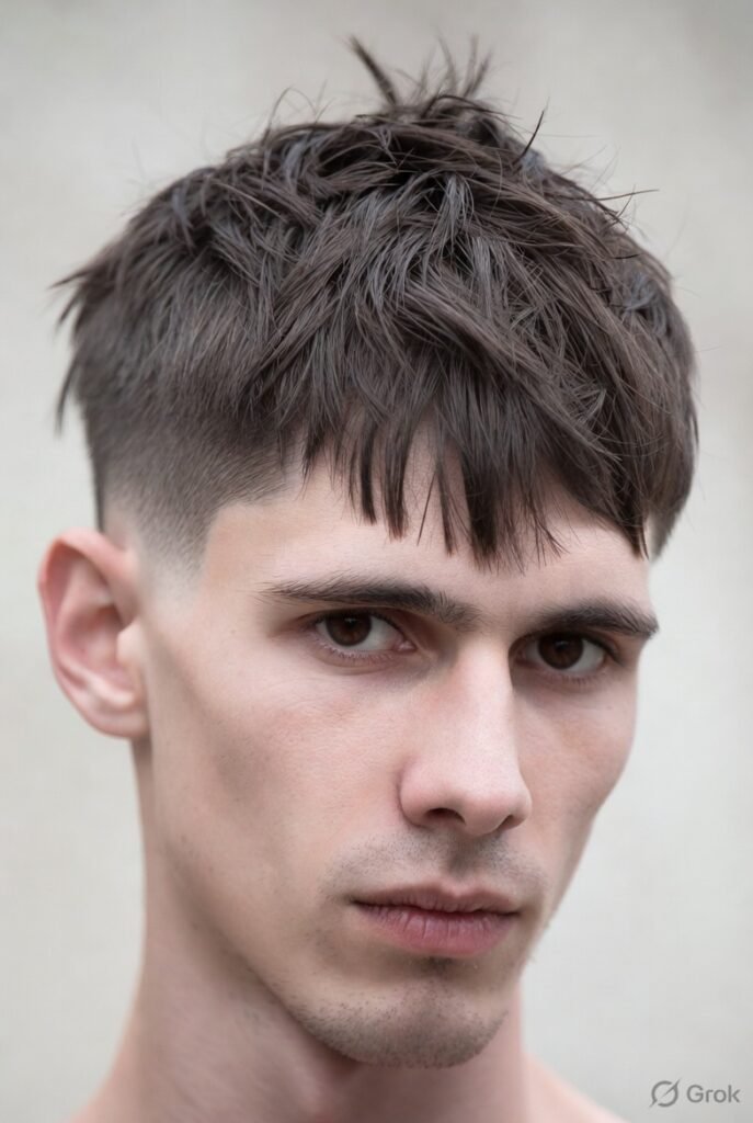 Textured Crop Drop Fade